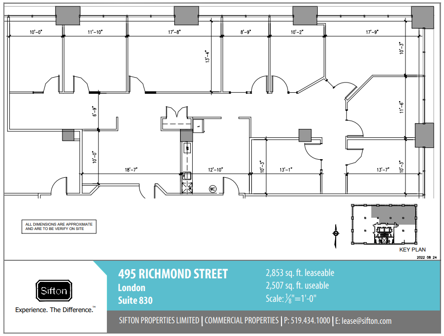 495 Richmond St, London, ON for lease Floor Plan- Image 1 of 1