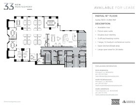 33 New Montgomery St, San Francisco, CA for lease Floor Plan- Image 2 of 2