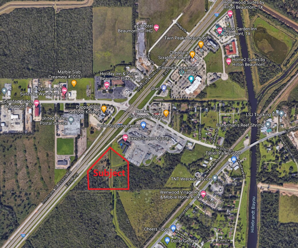 I-10, Beaumont, TX for sale Aerial- Image 1 of 2