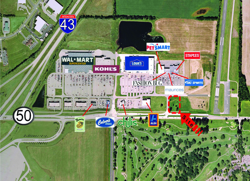 I-43 & HWY 50, Delavan, WI for lease - Building Photo - Image 1 of 3