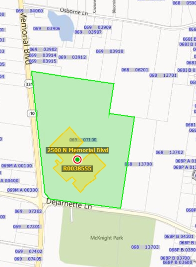 2500 N Memorial Blvd, Murfreesboro, TN for sale - Plat Map - Image 1 of 19
