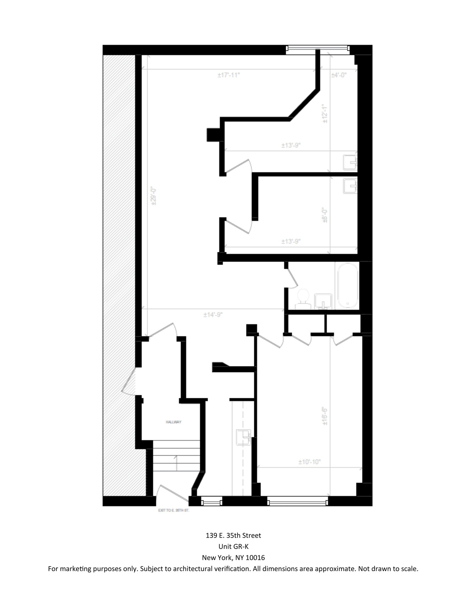 139 E 35th St, New York, NY for lease Site Plan- Image 1 of 1