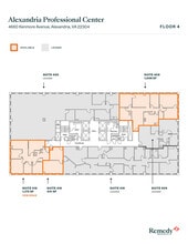 4660 Kenmore Ave, Alexandria, VA for lease Floor Plan- Image 1 of 2