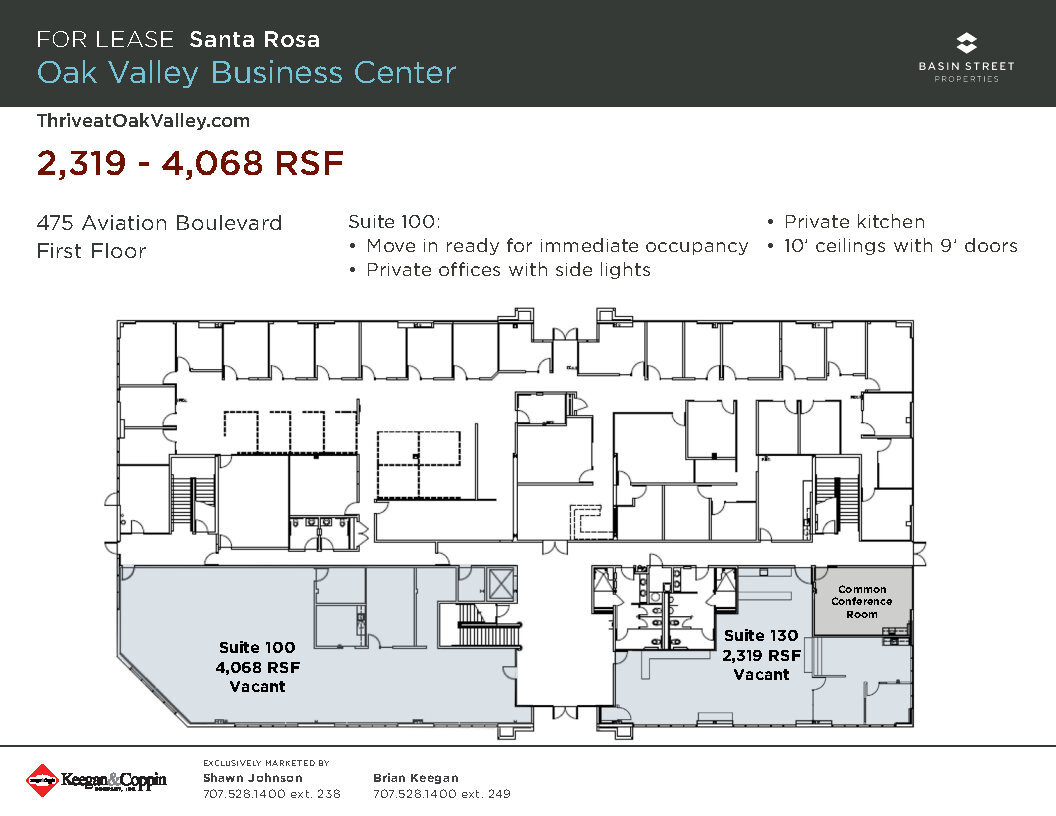 475 Aviation Blvd, Santa Rosa, CA for lease Floor Plan- Image 1 of 1