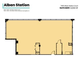 7426-7432 Alban Station Blvd, Springfield, VA for lease Floor Plan- Image 1 of 1