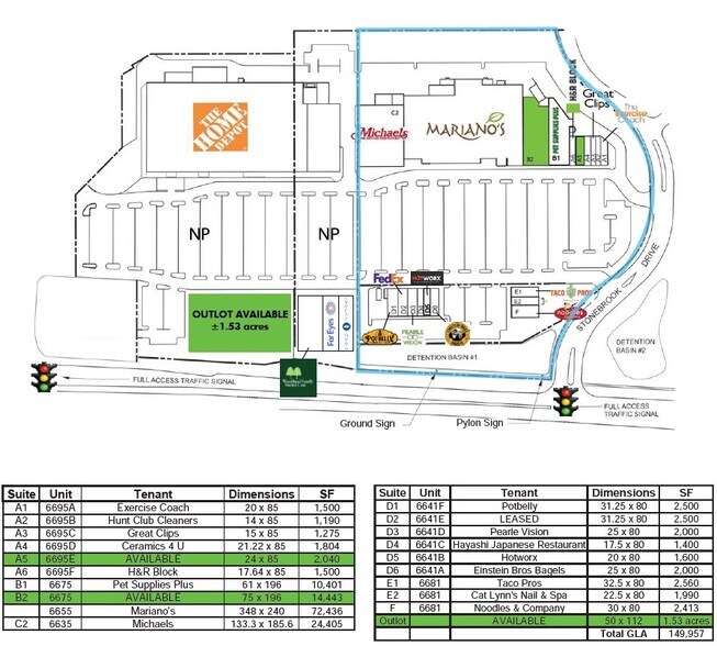 6635-6695 Grand Ave, Gurnee, IL for lease - Building Photo - Image 2 of 4