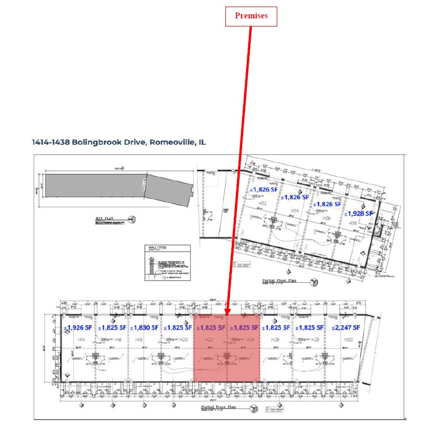 1440 Bolingbrook Dr, Romeoville, IL for lease Floor Plan- Image 1 of 1