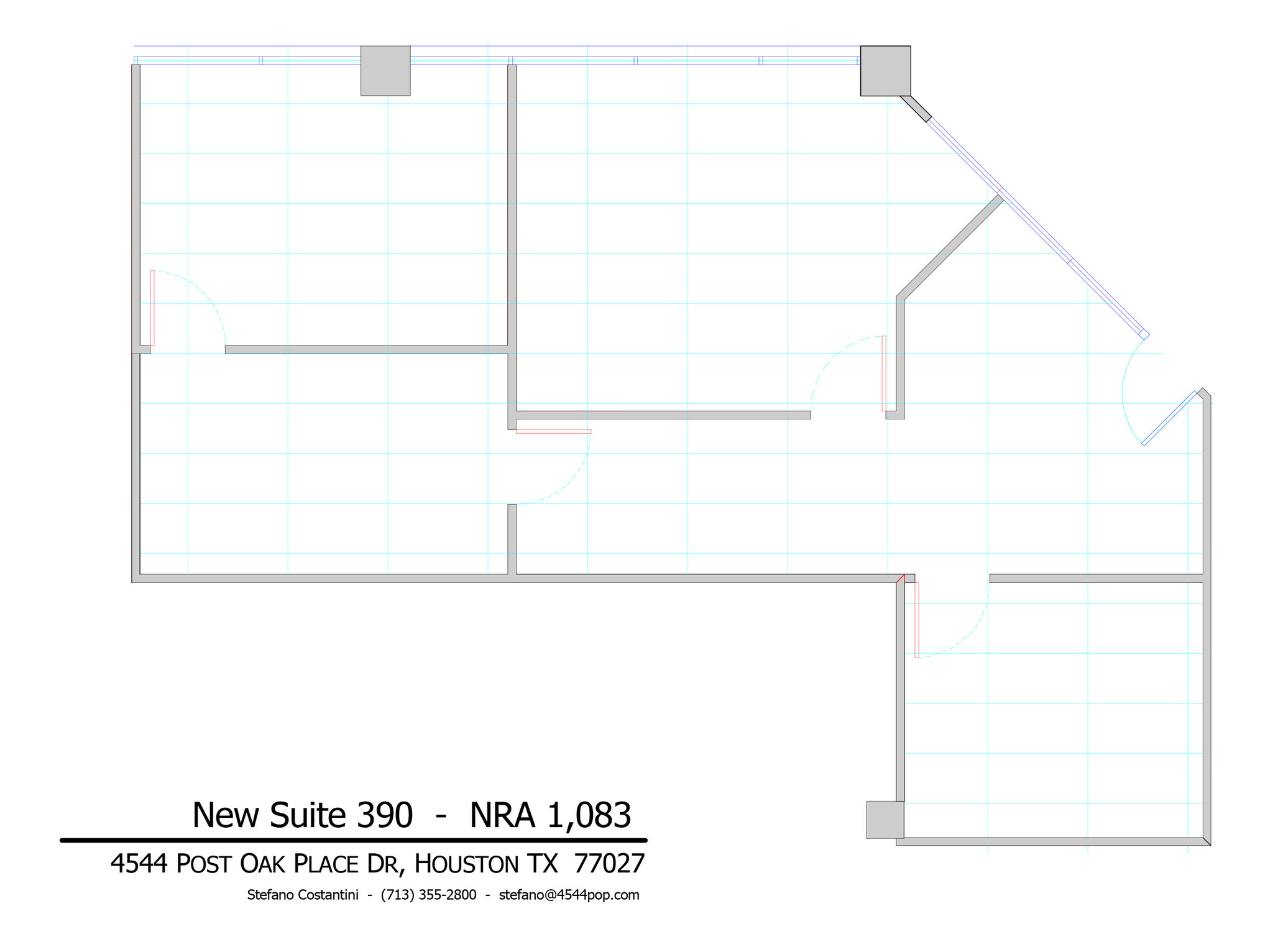 4544 Post Oak Pl, Houston, TX for lease Floor Plan- Image 1 of 1