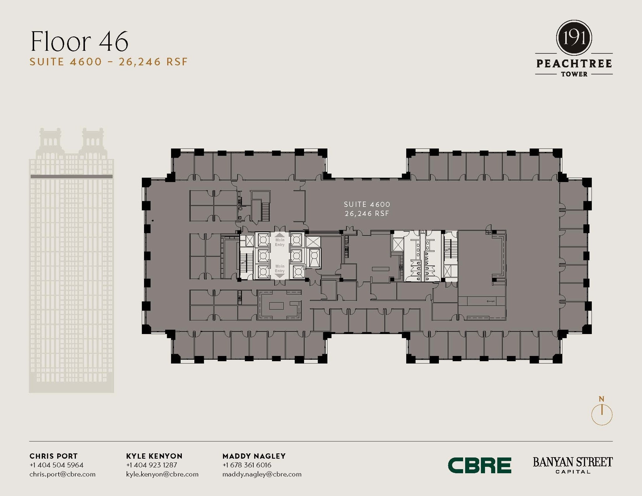 191 Peachtree St NE, Atlanta, GA for lease Floor Plan- Image 1 of 1