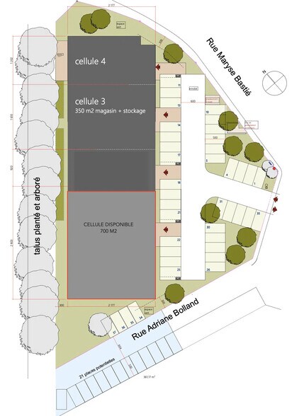Flex in Auray for lease - Site Plan - Image 2 of 2