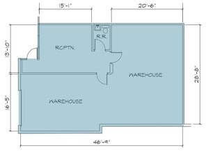 1325 Whitlock Ln, Carrollton, TX for lease Floor Plan- Image 1 of 1
