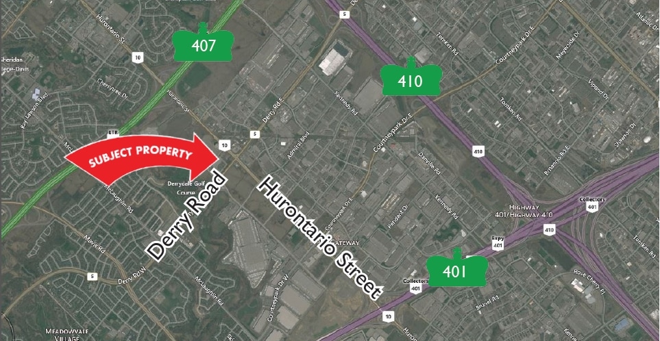 7020 Hurontario St, Mississauga, ON for lease - Aerial - Image 1 of 1