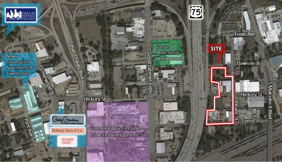 2621-2625 Dawson St, Dallas, TX for sale - Building Photo - Image 1 of 6