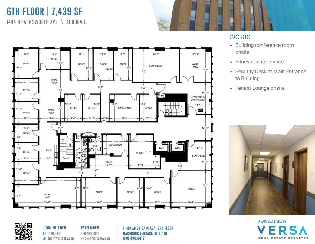 1444 N Farnsworth Ave, Aurora, IL for lease Floor Plan- Image 1 of 1