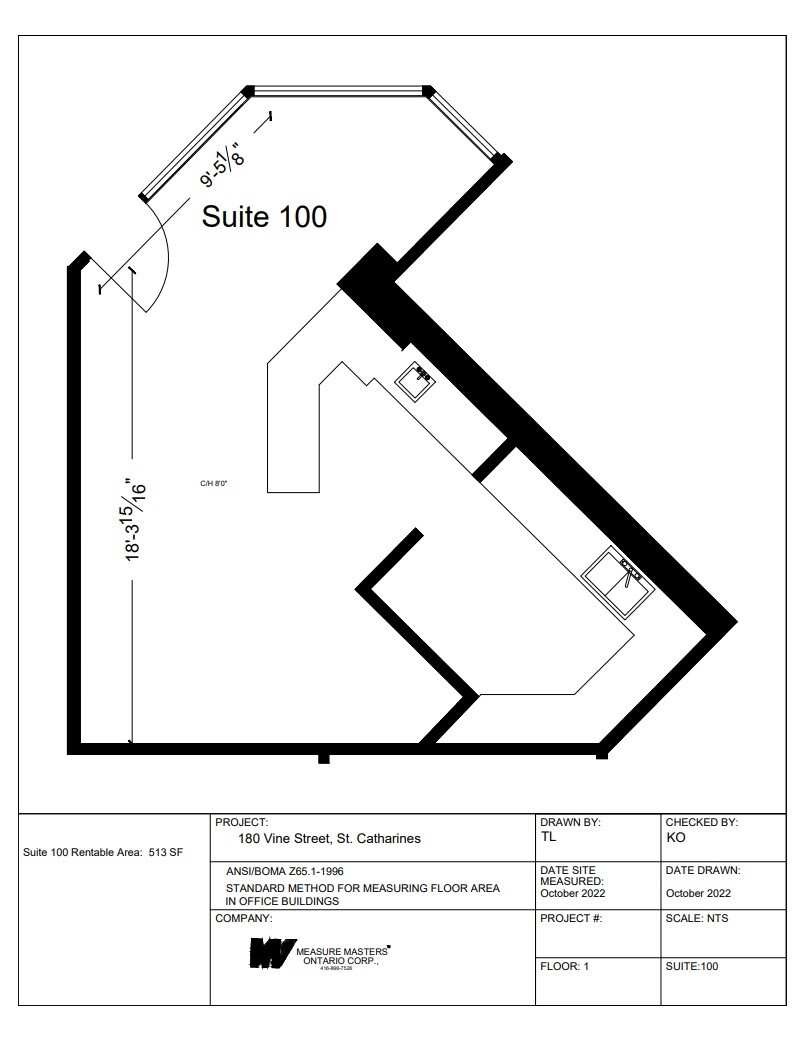 180 Vine St S, St Catharines, ON for lease Floor Plan- Image 1 of 1
