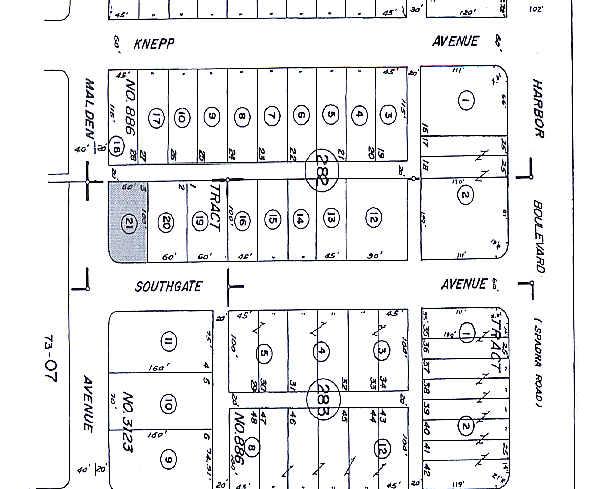 151 W Southgate Ave, Fullerton, CA for sale Plat Map- Image 1 of 1