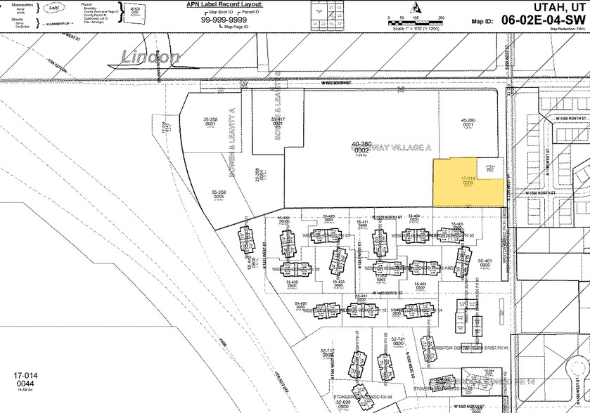 1533 N 1200 W, Orem, UT for sale - Plat Map - Image 3 of 3