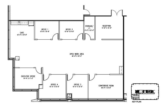 800 Waterford Way, Miami, FL for lease Floor Plan- Image 1 of 1