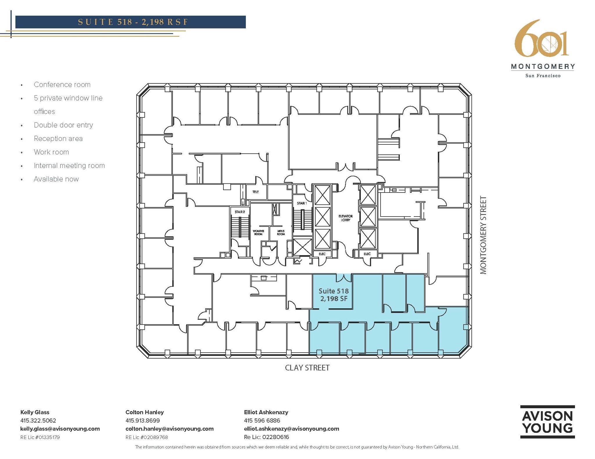 601 Montgomery St, San Francisco, CA for lease Floor Plan- Image 1 of 1