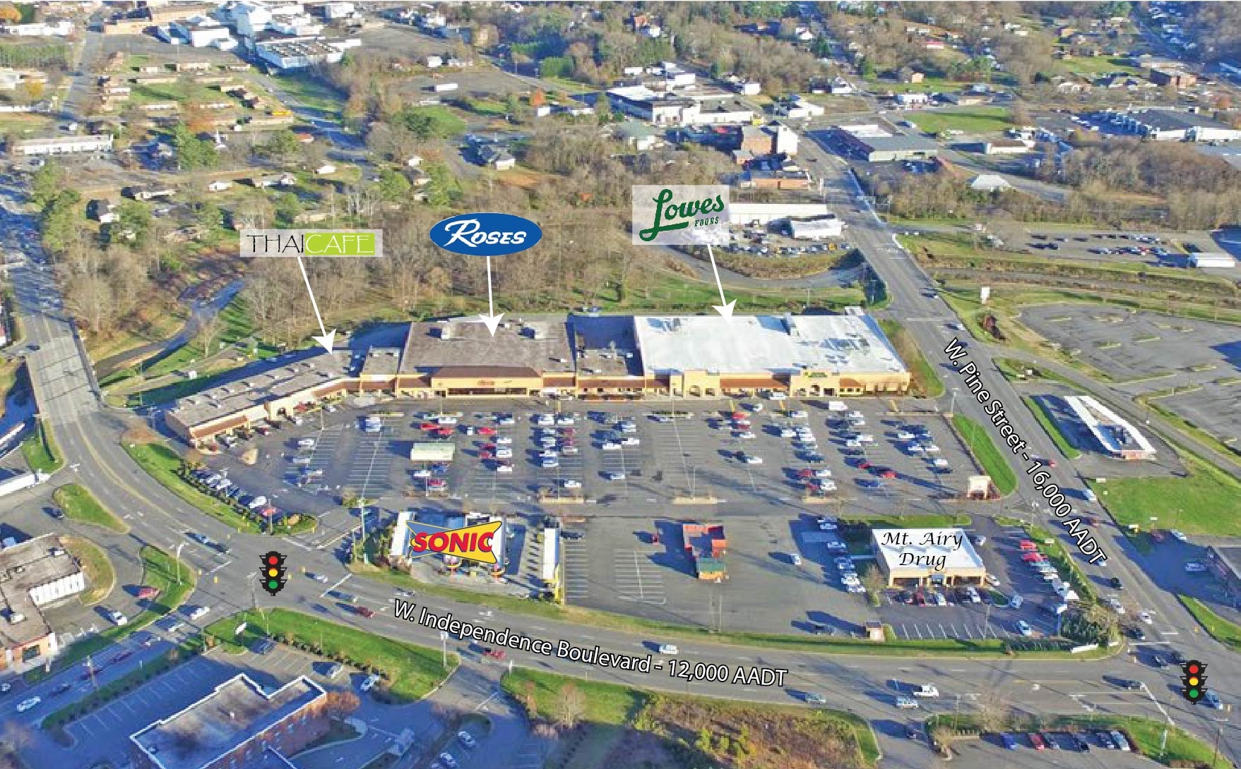 631-715 W Independence Blvd, Mount Airy, NC for sale Building Photo- Image 1 of 1