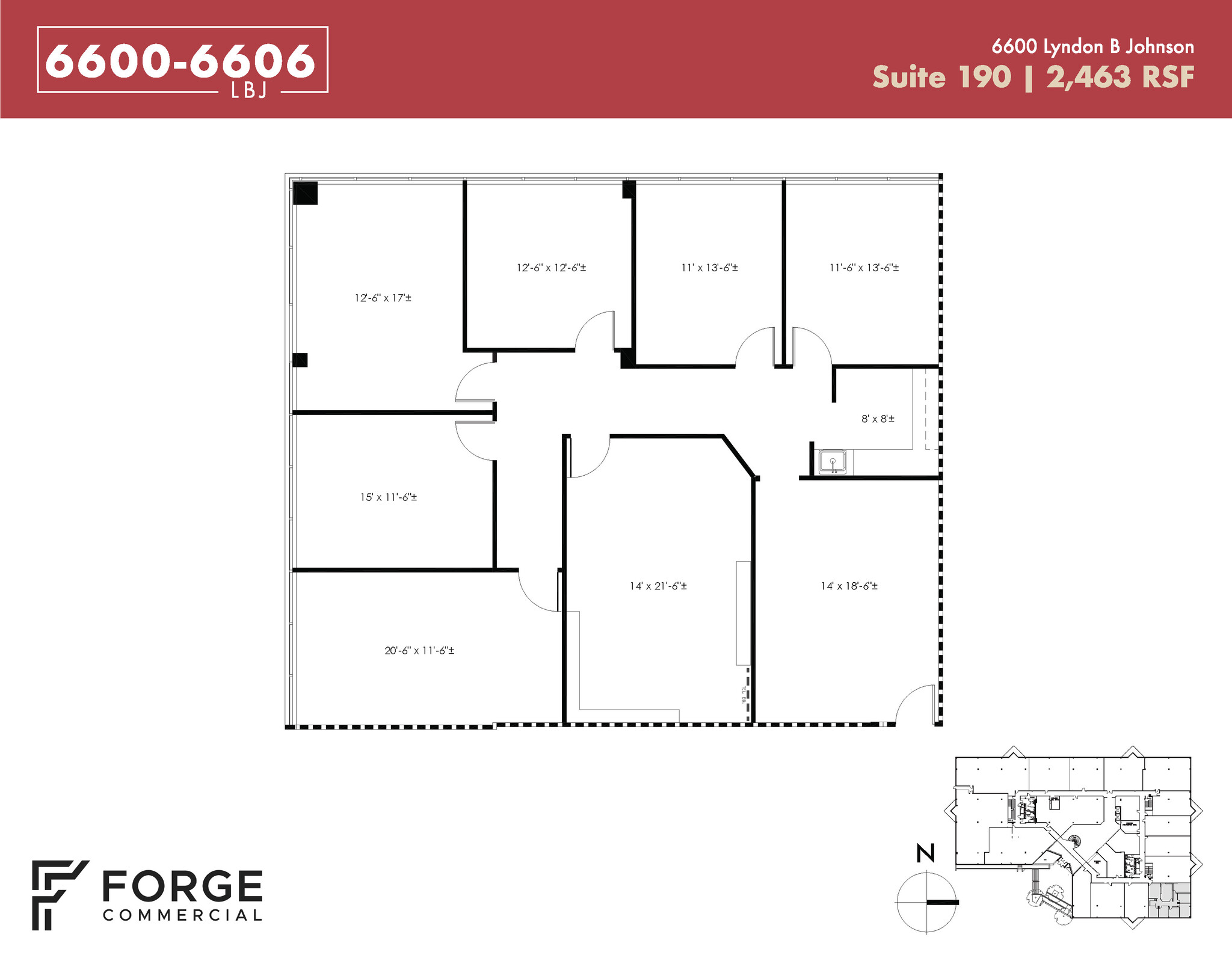 6600 Lyndon B Johnson Fwy, Dallas, TX for lease Floor Plan- Image 1 of 2