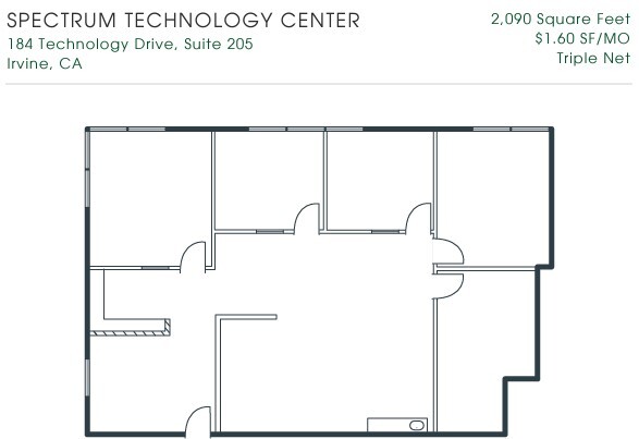 184 Technology Dr, Irvine, CA for lease Floor Plan- Image 1 of 1