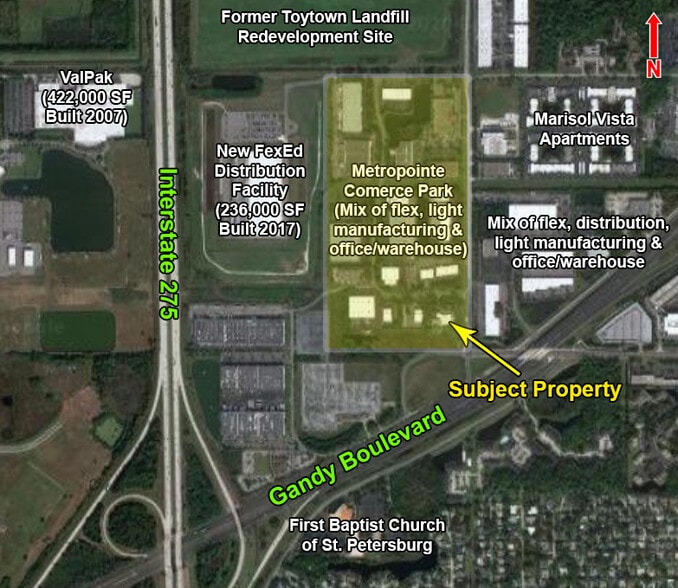 9550 16th St N, Saint Petersburg, FL for lease - Aerial - Image 3 of 5