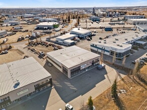 8028 Edgar Industrial Cres, Red Deer, AB - AERIAL map view - Image1