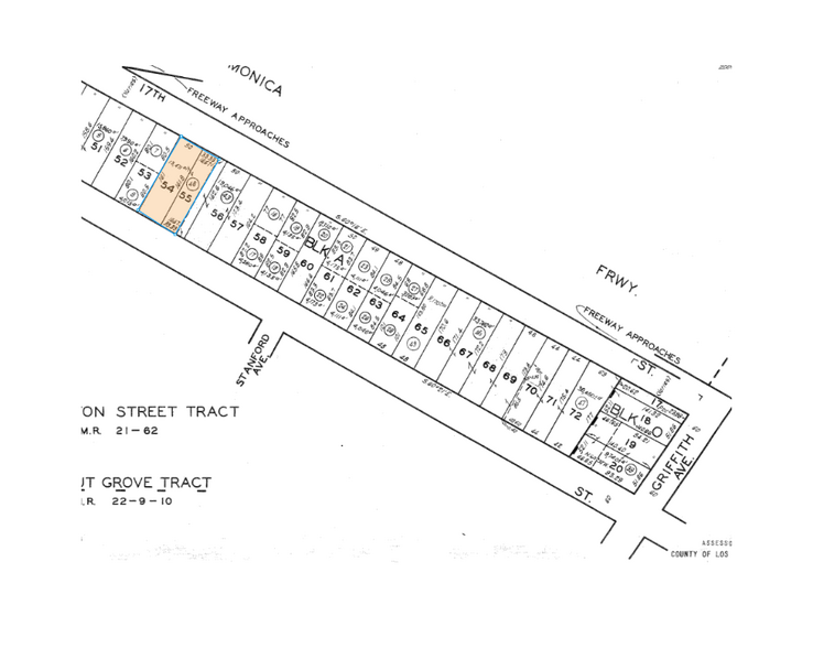 731 E 18th St, Los Angeles, CA for sale - Plat Map - Image 3 of 4