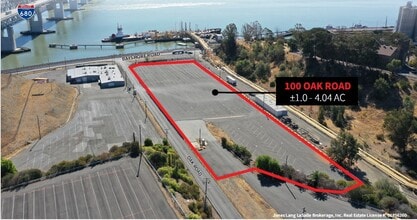 100 Oak Rd, Benicia, CA - AERIAL  map view - Image1
