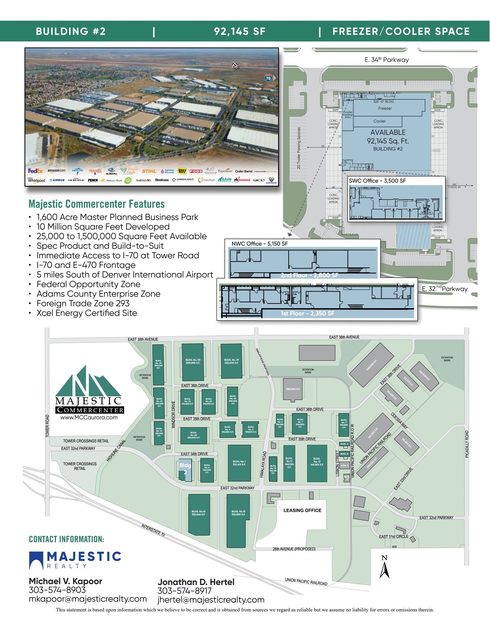 19521-19551 E 32nd Pky, Aurora, CO for lease Site Plan- Image 1 of 7