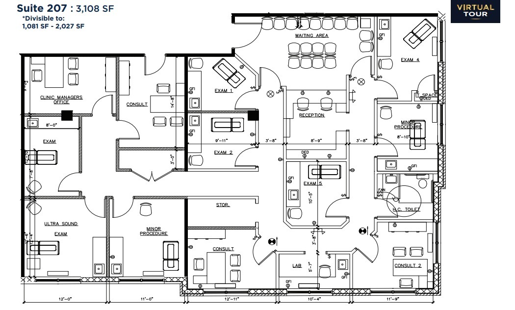 222 Middle Country Rd, Smithtown, NY for lease Floor Plan- Image 1 of 1