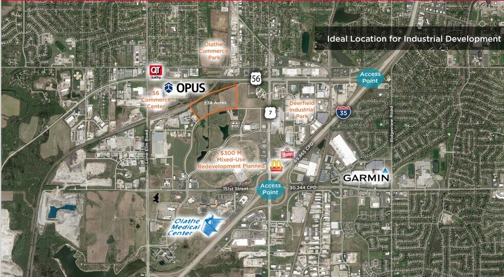 Nwc Frontier Lane & Fountain Dr, Olathe, KS for sale - Building Photo - Image 1 of 1