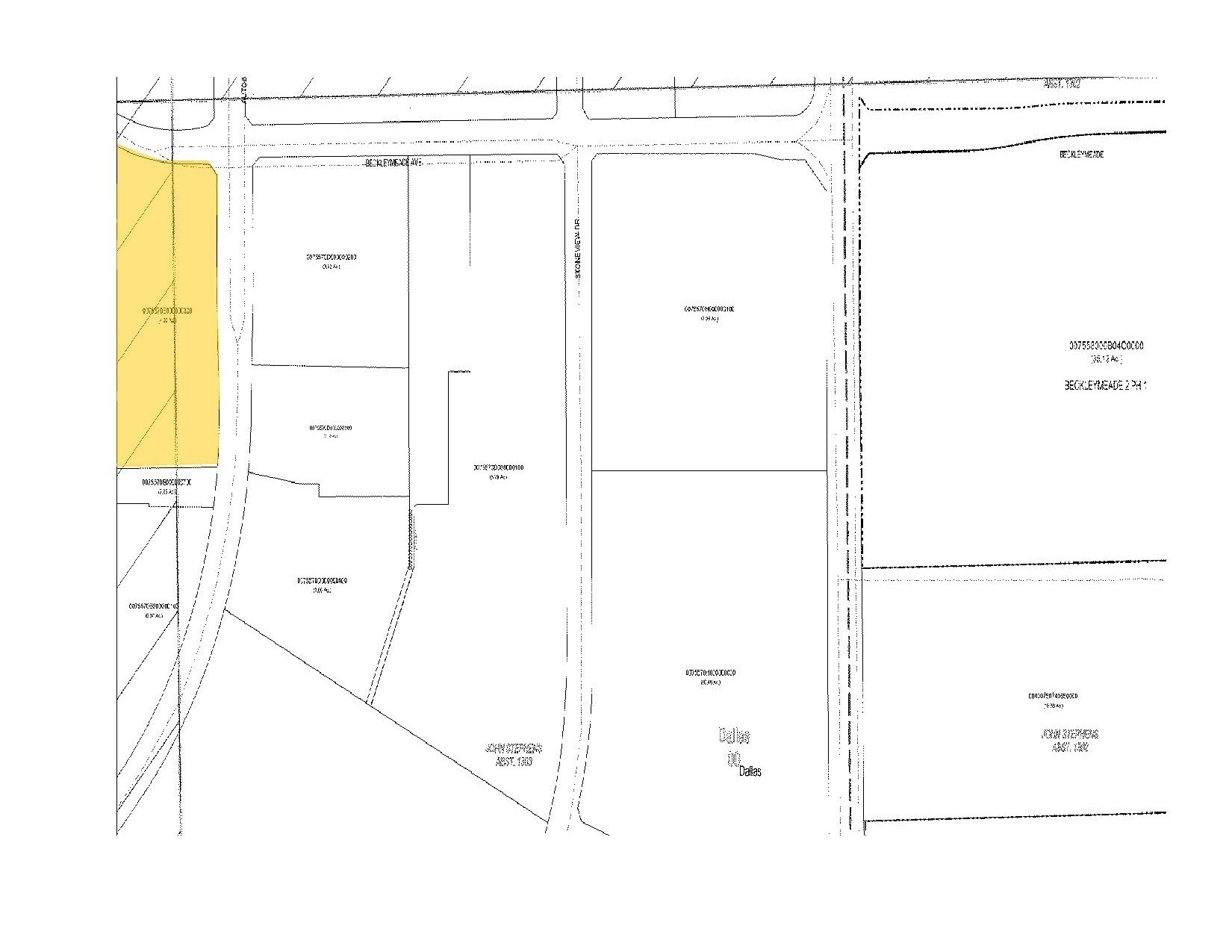 8900 Old Hickory Trl, Dallas, TX for sale Plat Map- Image 1 of 1