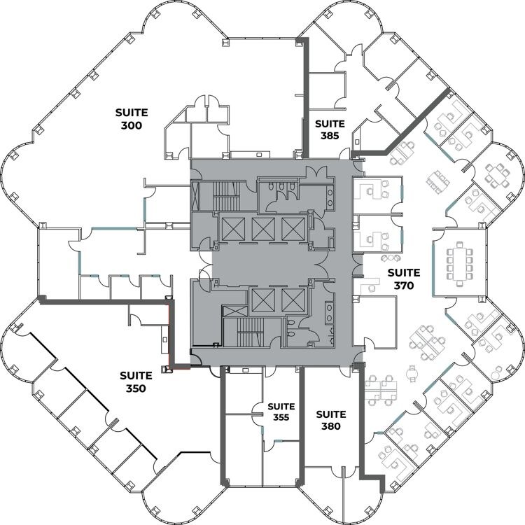 4270 Executive Sq, La Jolla, CA for lease Floor Plan- Image 1 of 1
