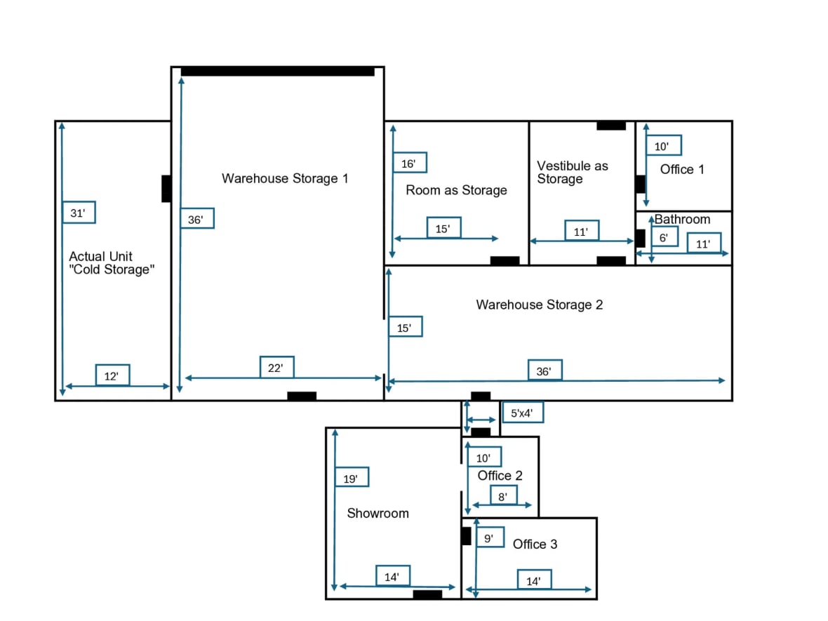 9650 Dixie Hwy, Clarkston, MI for lease Floor Plan- Image 1 of 1