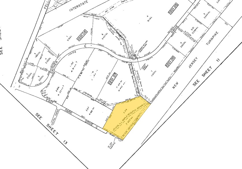 200 E Park Dr, Mount Laurel, NJ for lease - Plat Map - Image 2 of 5