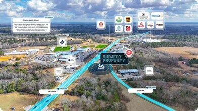 1211 7th St S, Clanton, AL - AERIAL map view