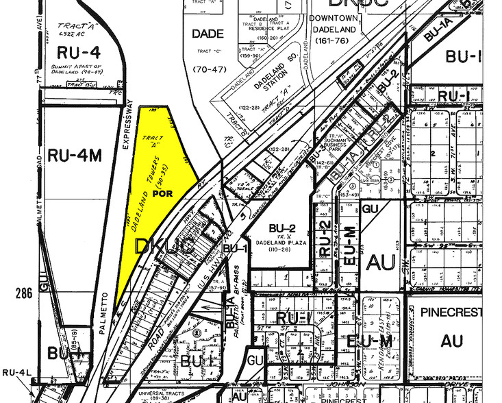 9300 S Dadeland Blvd, Miami, FL for lease - Plat Map - Image 2 of 10