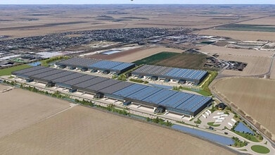 Toury - AERIAL map view