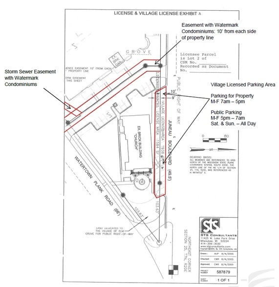13100 Watertown Plank Rd, Elm Grove, WI for sale - Plat Map - Image 1 of 1