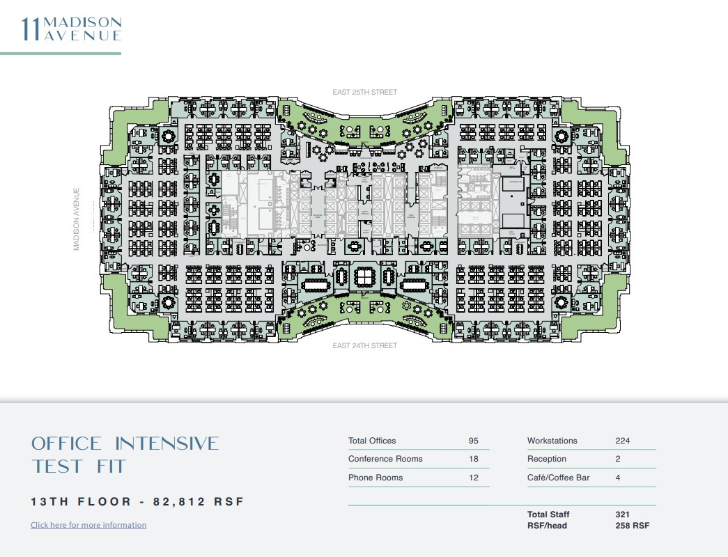 11 Madison Ave, New York, NY for lease Floor Plan- Image 1 of 5