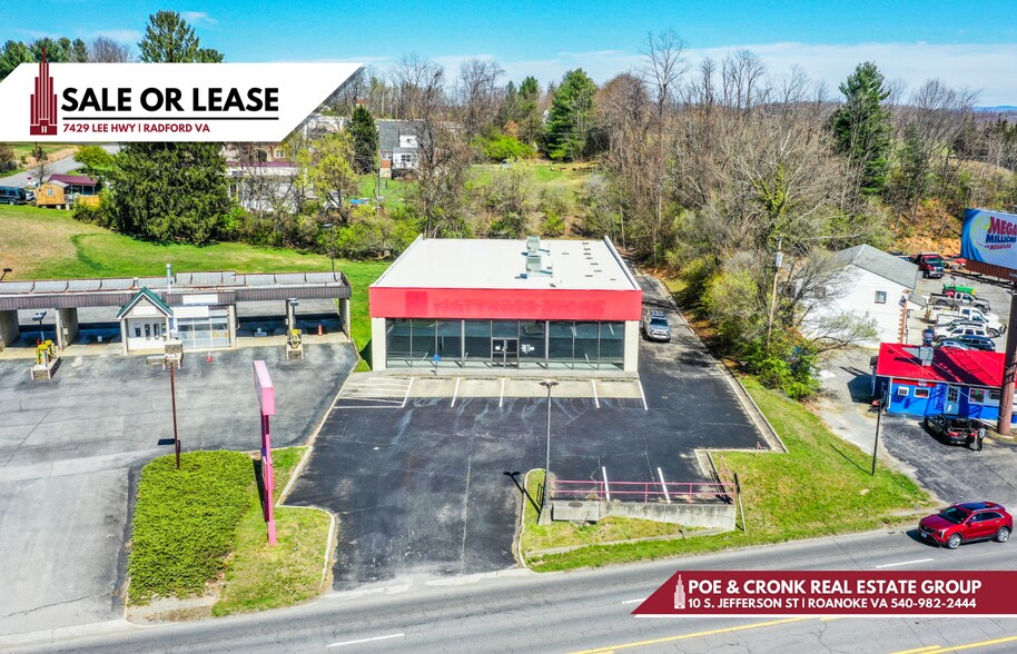7429 Lee Hwy, Radford, VA for sale - Building Photo - Image 1 of 12