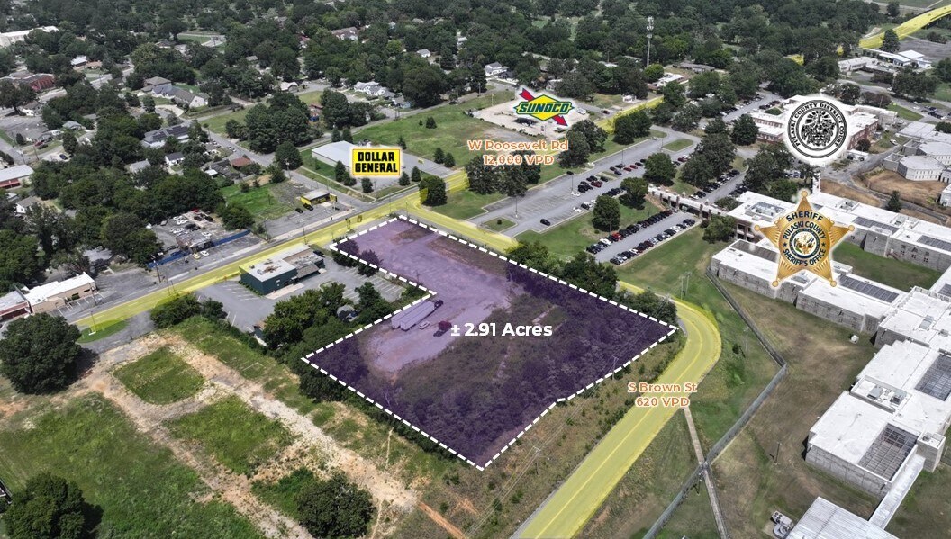 3301 W Roosevelt Rd, Little Rock, AR for sale Aerial- Image 1 of 8