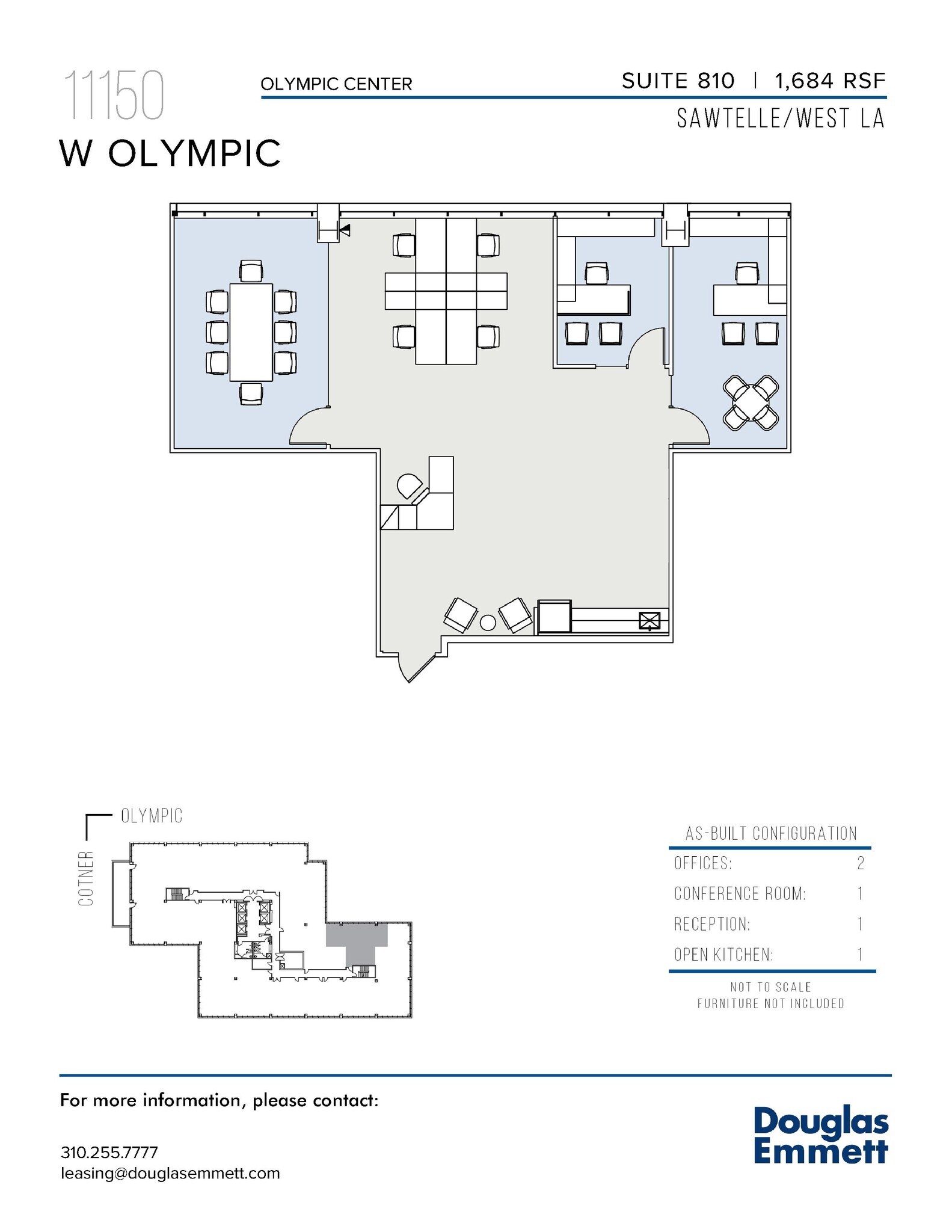 11150 W Olympic Blvd, Los Angeles, CA for lease Floor Plan- Image 1 of 1