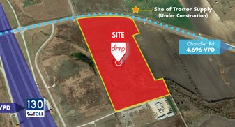 SH130 & Chandler Road | Hutto,Texas | - Owner Financed Property