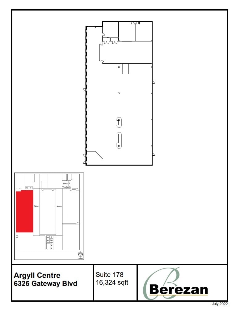 6325 Gateway Blvd NW, Edmonton, AB for lease Floor Plan- Image 1 of 1