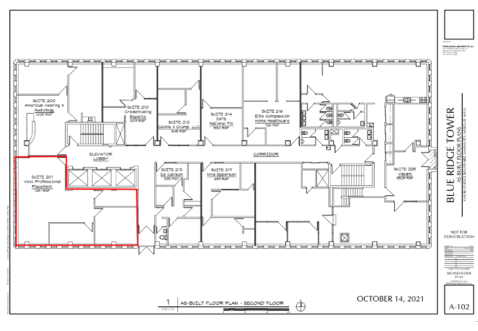 4240 Blue Ridge Blvd, Kansas City, MO for lease Floor Plan- Image 1 of 6