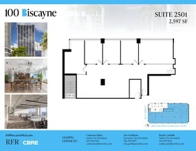 100 N Biscayne Blvd, Miami, FL for lease Site Plan- Image 1 of 6