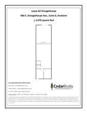 960 E Orangethorpe Ave, Anaheim, CA for lease Site Plan- Image 1 of 1